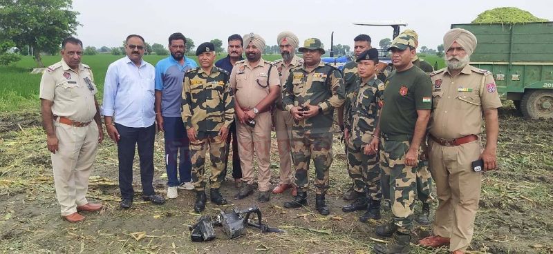 Drone Found in Mastgarh Village of Khemkaran: Joint Search Operation by BSF, Punjab Cops Continues
