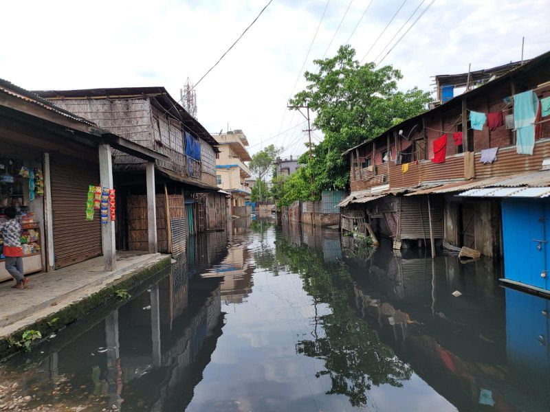 Nagaland: Several People Affected due to Floods in Dimapur after Heavy Rains
