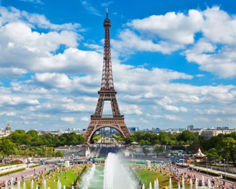 Eiffel Tower: Built in 1889, It is considered to be the most important places to see in Paris. 
