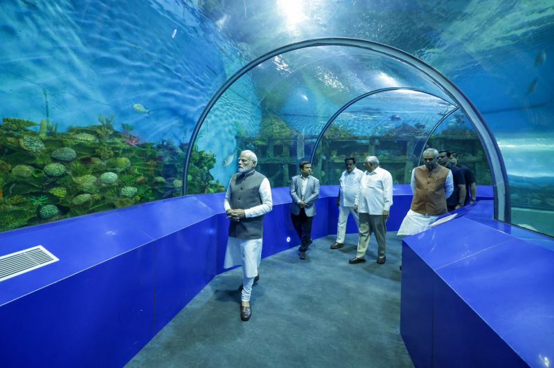 PM Modi Visited Gujarat Science City's Nature Park, Dropped Pics 
