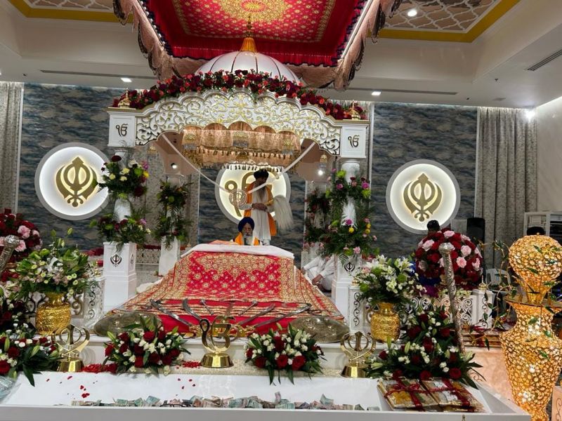 Exclusive Pictures of the Inaugural Prakash at 'Guru Nanak Darbar Ras Al Khaimah' in UAE