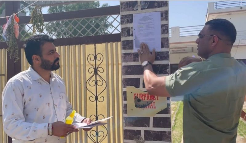 Fazilka Police Seizes Rs 22.70 Lakh Worth of Property Linked to Nominated Drug Smuggler Balwinder Singh Involved in 15 Cases
