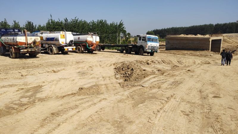 Inspection of Progress on Amritsar-Jammu-Katra Highway Construction, See Pics
