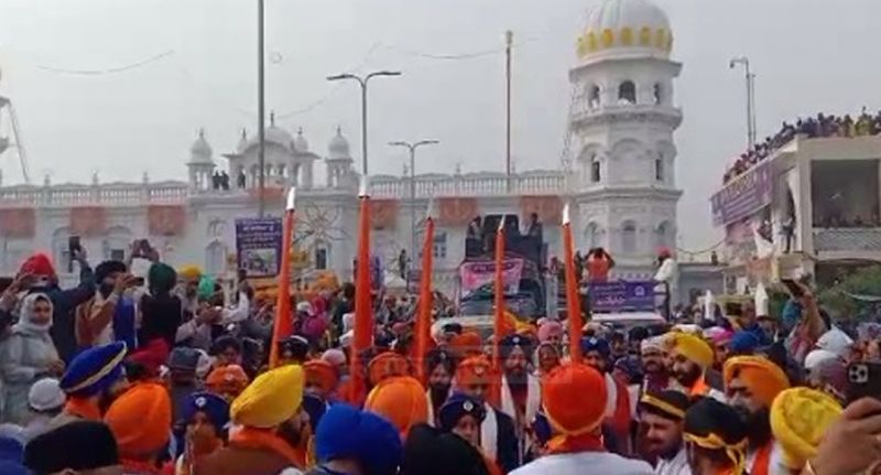 Nagar Kirtan Commemorates Sri Guru Nanak Dev Ji's Birth Anniversary from Gurdwara Birthplace Sri Nankana Sahib
