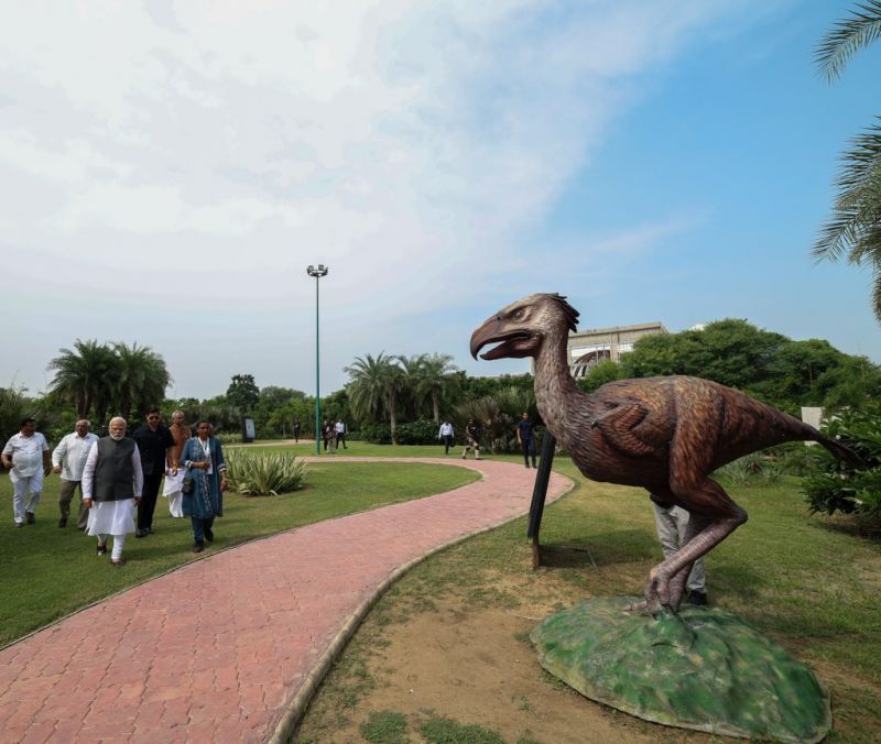 PM Modi Visited Gujarat Science City's Nature Park, Dropped Pics 

