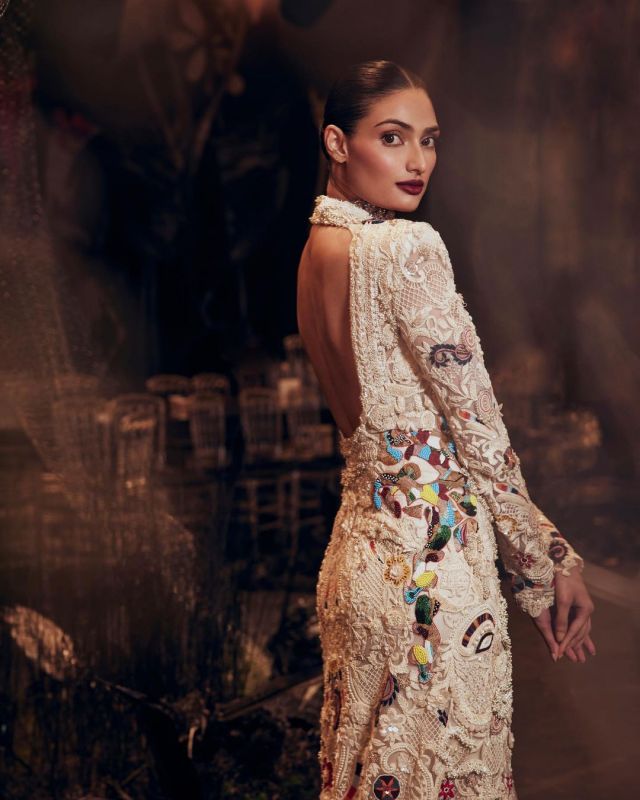 Athiya Shetty Glows in Anamika Khanna's Latest Collection