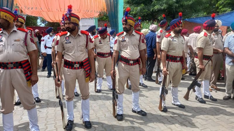 Devotees Celebrate Aagman Purab of Baba Sheikh Farid Ji. Nagar Kirtan was taken out from Gurdwara Tilla Baba Farid Ji, Faridkot
