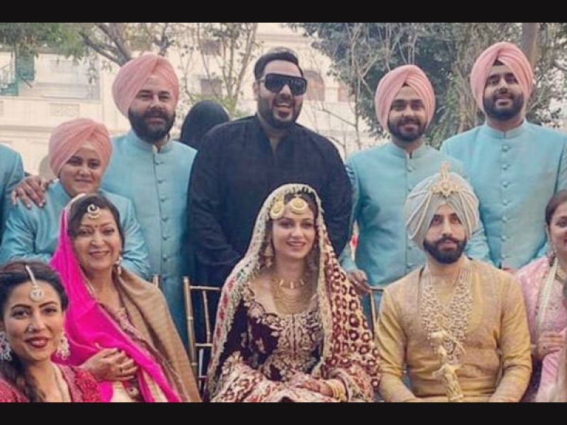 Gurdas Mann's son Gurrickk G Mann marries Simran Kaur Mundi 