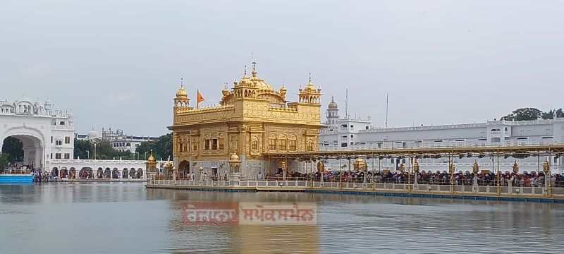 Aesthetic View of Golden Temple after Rainfall in Amritsar