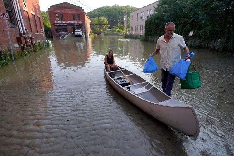 Devastating Flood in America's Vermont, President Joe Biden declares a State of Emergency