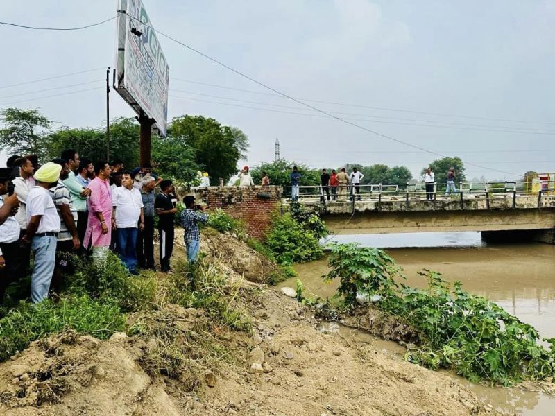 Cabinet Minister Aman Arora Inspects Sirhind Chow Passing Through Sunam Constituency