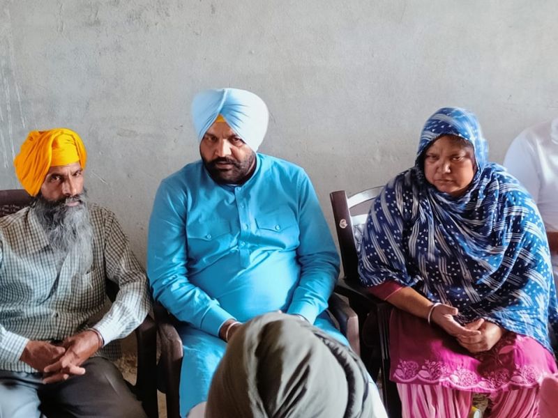 MP Gurjeet Aujla Meet Families of 2 Punjabi Youths Stranded in Indonesia
