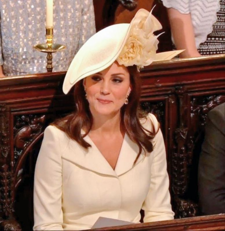 Kate Middleton  wore 	fashionable hat