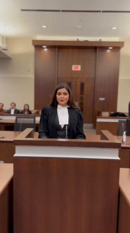 She expressed gratitude to her parents and mentors. 