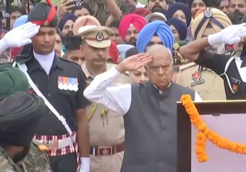 Governor Banwarilal Purohit Paid Tributes to Martyr Colonel Manpreet Singh