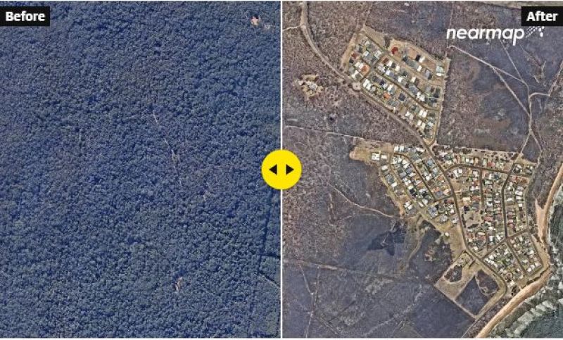 Australian Bushfires From the Air: Before And After Images Show Scale Of Devastation