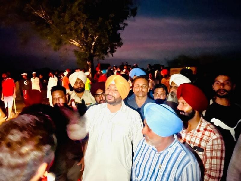 MP Ravneet Bittu Reviews Security Arrangements at Walipur Kalan village near Sutlej River Dam