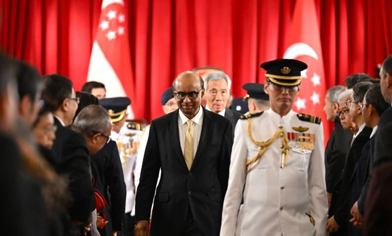 Indian-Origin Tharman Shanmugaratnam Sworn-In as the President of Singapore