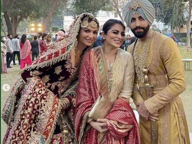 Gurdas Mann's son Gurrickk G Mann marries Simran Kaur Mundi 
