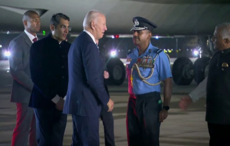 In Pics: US President Joe Biden Reached Delhi for G-20 Summit Friday Night