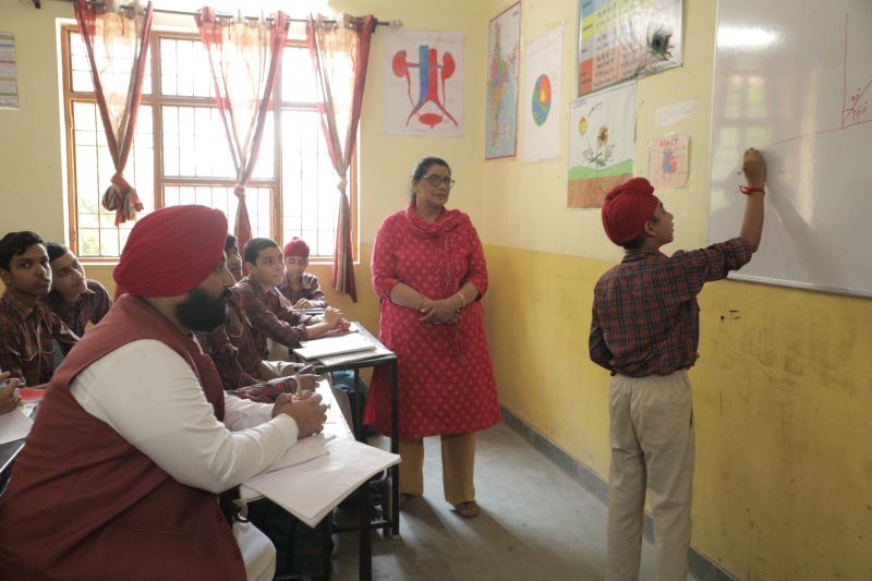 Education Minister Harjot Bains Inspected Govt Model Senior Secondary School Kharar
