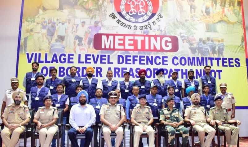 Punjab DGP Gaurav Yadav Held a Meeting with 44 Village Level Rescue Committees in Pathankot. They appealed people to Support in the war against Drugs. 
