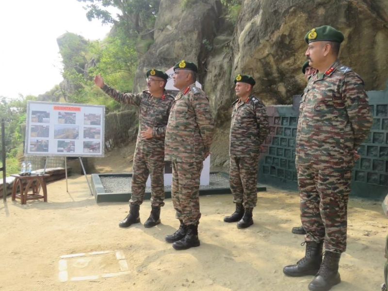Indian Army Chief General Manoj Pande Visits the Front areas of Indo-Pak Control Line & Military Outposts