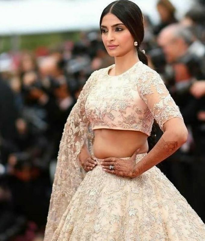 First Look of  Sonam Kapoor Cannes Film Festival 2018  