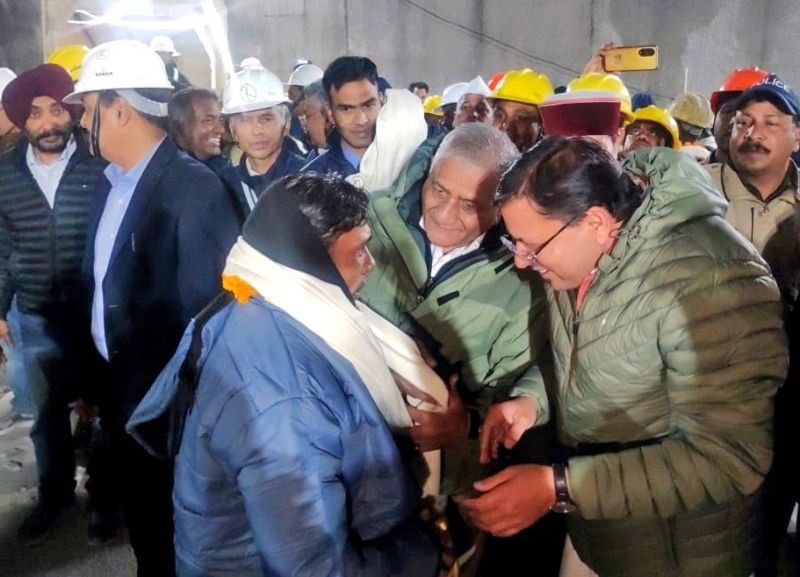 41 Workers Successfully Rescued from Uttarakhand Tunnel after 17 days of Intensive Efforts 