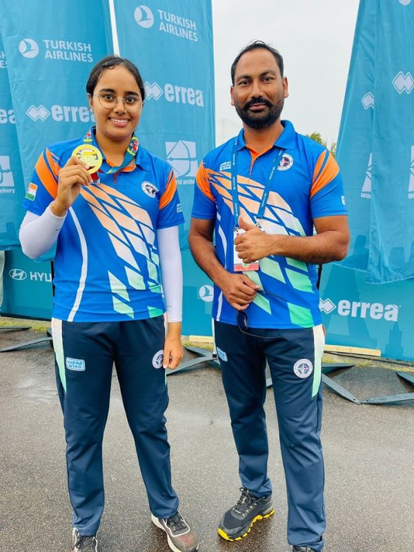 Indian Women's Compound Team Clinches Gold at Archery World Cup in Paris, Triumphs Over Mexico in Finals; Parneet Kaur, from Mandhali Village, Plays Key Role
