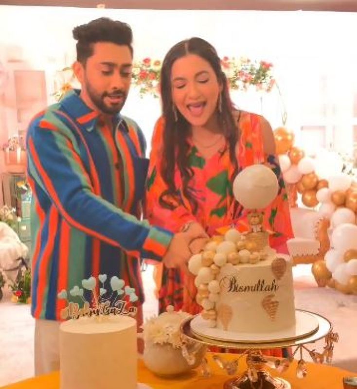 Actress Gauahar Khan & Hubby Zaid Darbar Hosts Baby Shower Ceremony, Looking Gorgeous
