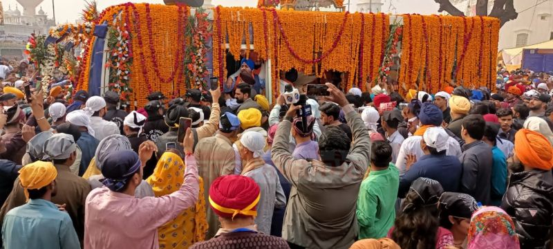 Nagar Kirtan Commemorates Sri Guru Nanak Dev Ji's Birth Anniversary from Gurdwara Birthplace Sri Nankana Sahib
