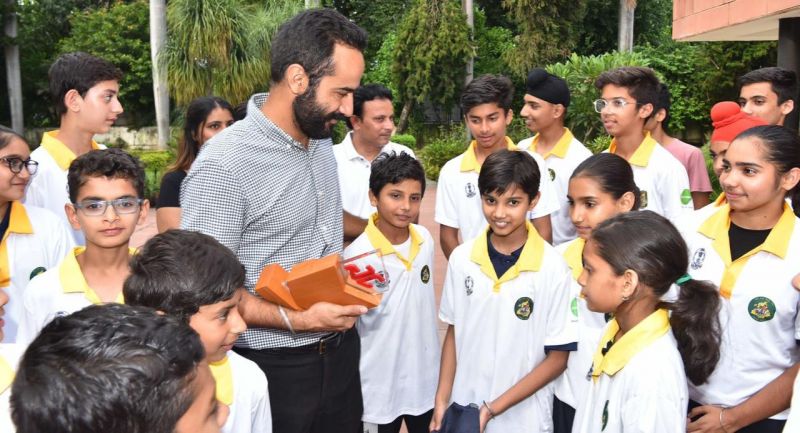 34 players returned to Punjab after receiving one month training from Jwala Gutta Badminton Academy in Hyderabad. The Players shared their camp experiences with the Sports Minister Gurmeet Singh Meet Hayer.
