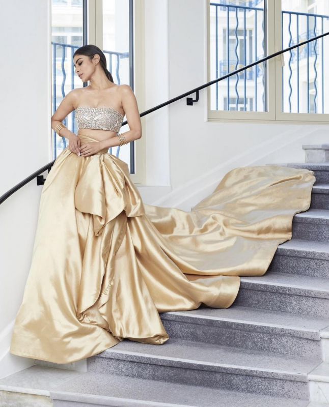 Mouni Roy Looks Gorgeous at Cannes 2023
