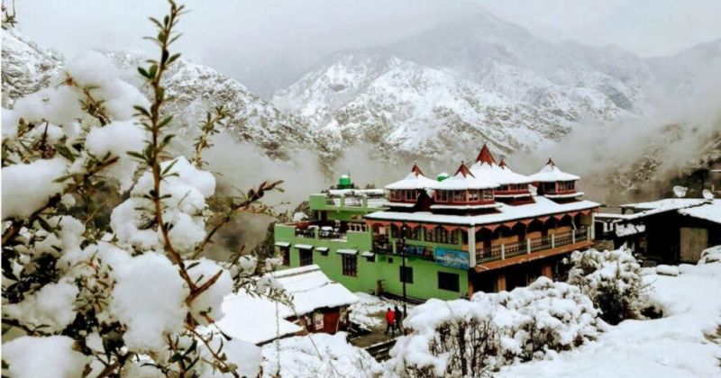  Snowfall in hills 
