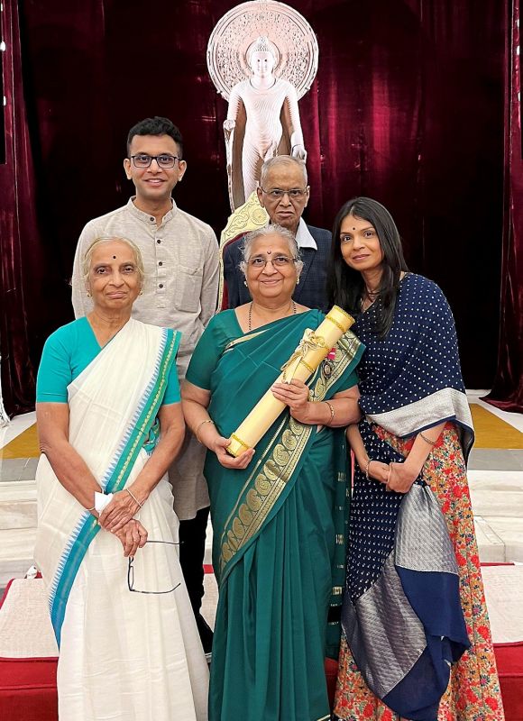 British PM Rishi Sunak Expresses Joy over 'Mother-In-Law' Sudha Murty Receiving Padam Bhushan, Says- Proud Moment