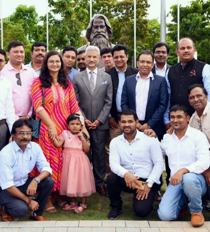 Rabindranath Tagore Statue Inaugurated in Vietnam by Foreign Minister S Jaishankar