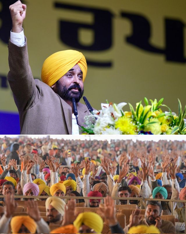 CM Bhagwant Mann and Arvind Kejriwal Launch Development Projects Worth Rs 1125 Crore in Bathinda