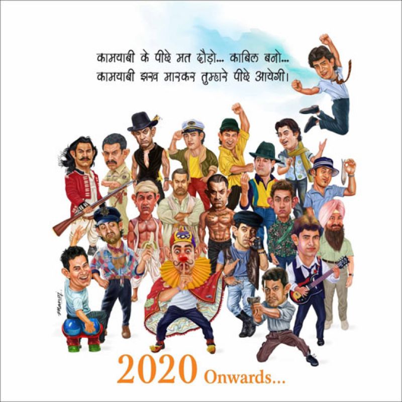 Cartoonist captures Aamir Khan’s memorable characters in a calendar