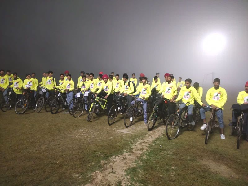 Ludhiana's Youth Participated in Massive Cycle Rally Against Drug Menace
