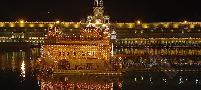 Decoration, Lighting & Fireworks at Golden Temple on occasion of Prakash Purab of Sri Guru Amar Das Ji
