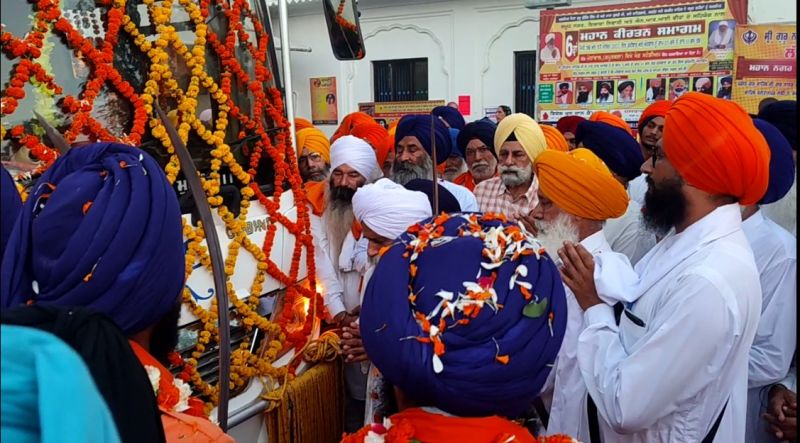 Nagar Kirtan taken out from Sultanpur Lodhi to Batala on Sri Guru Nanak Dev Ji's Wedding Anniversary
