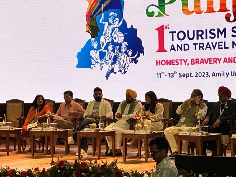 Punjab Tourism Summit: Comedy Star Kapil Sharma along with CM Mann Attended the Event