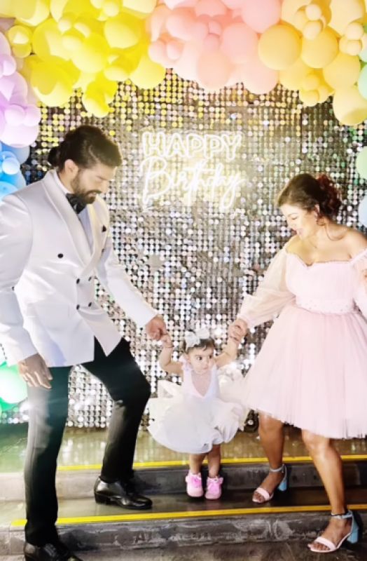 Debina Bonnerjee & Gurmeet Choudhary Celebrates daughter Lianna’s 1st Birthday
