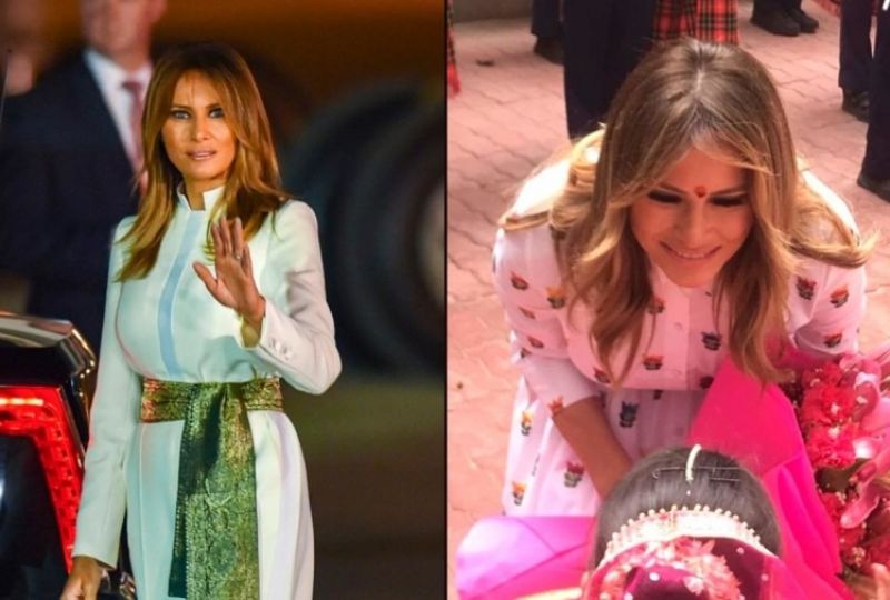 Melania Trump With Donald Trump 