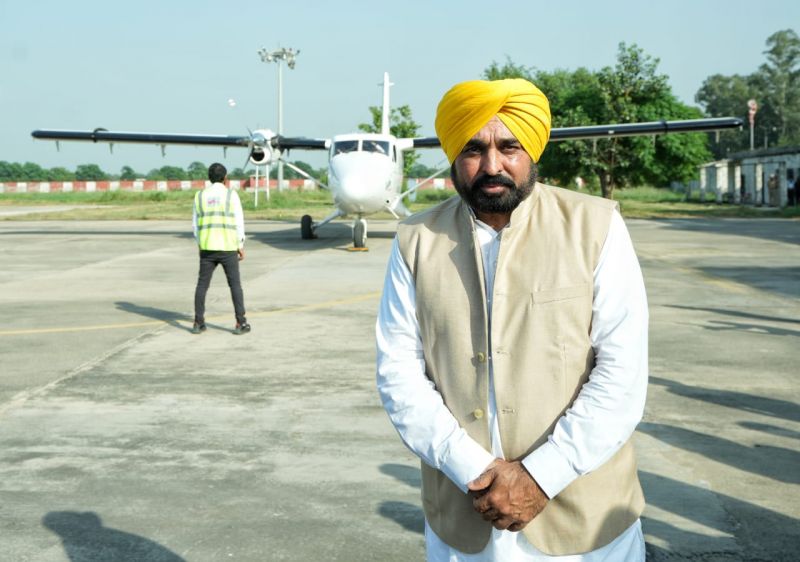 Flight from Ludhiana to Hindon (Ghaziabad) Resumes, Ticket Costs Rs 999 Only for the First 3 Months, Announces Chief Minister Bhagwant Mann
