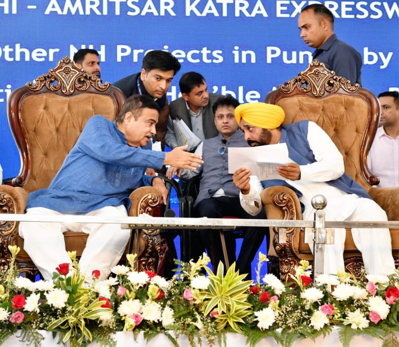 Union Minister Nitin Gadkari Reviews Amritsar-Jammu-Katra Highway Construction