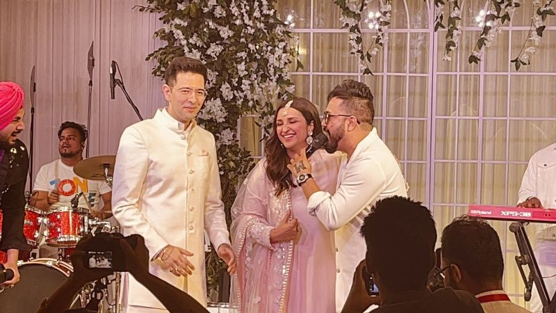 Bollywood Singer Mika performed for the Soon-to-be-Married Couple
