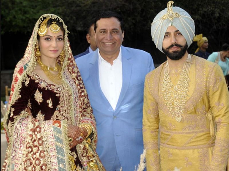 Gurdas Mann's son Gurrickk G Mann marries Simran Kaur Mundi 