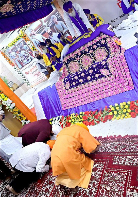 UP CM Yogi Adityanath Commemorates 'Veer Bal Divas' at Event in Lucknow, See Pics